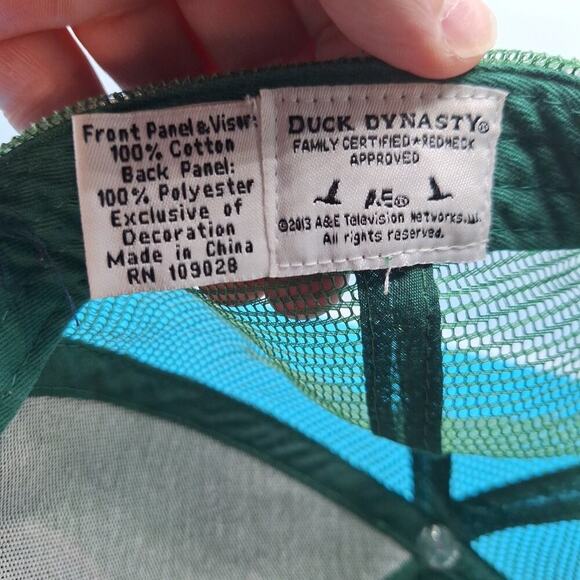 Duck Dynasty Official 2013 Orange & Camouflage Trucker Mesh Snapback Hat Cap - Picture 7 of 7